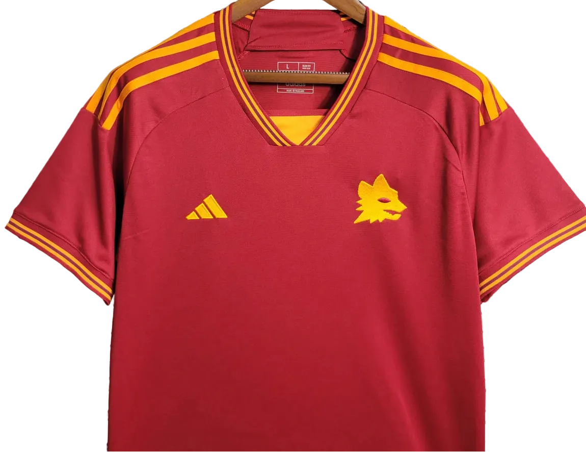 2023 - 24 AS Roma European Home Football Jersey