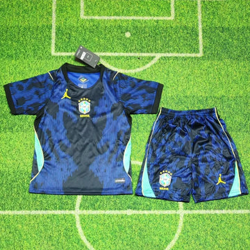 2026 Kids Brazil Away Football Kit
