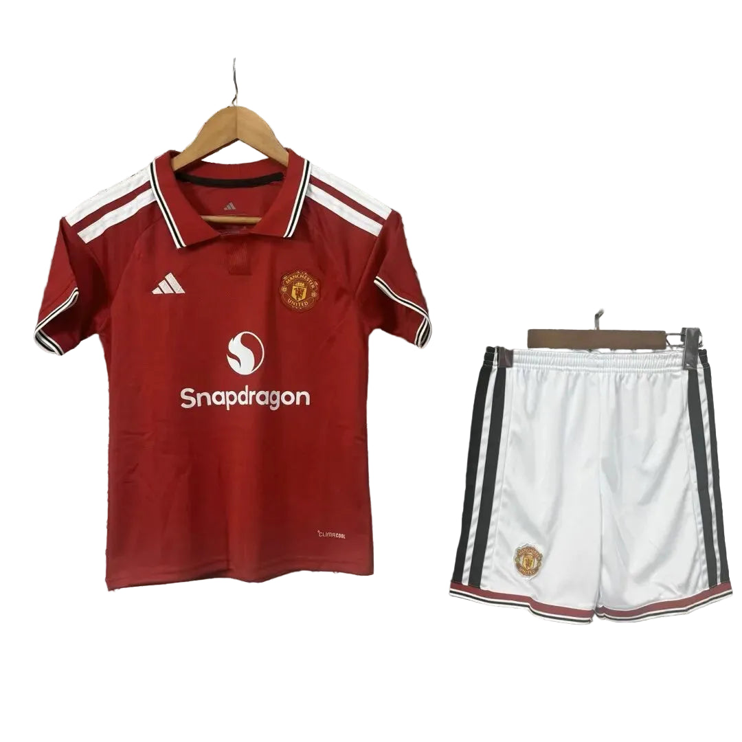 2026/27 Kids Manchester United Home Football Kit