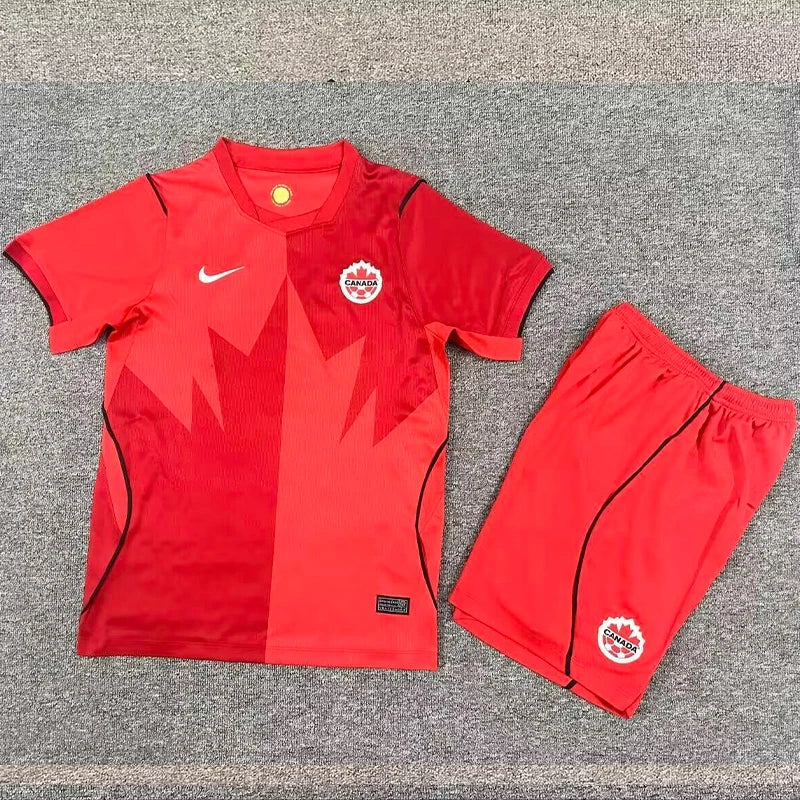 2026 Kids Canada Home Football Kit