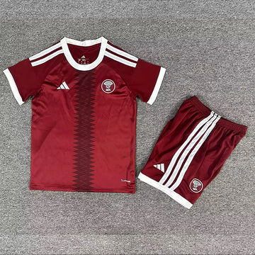 2026 Kids Qatar Home Football Kit