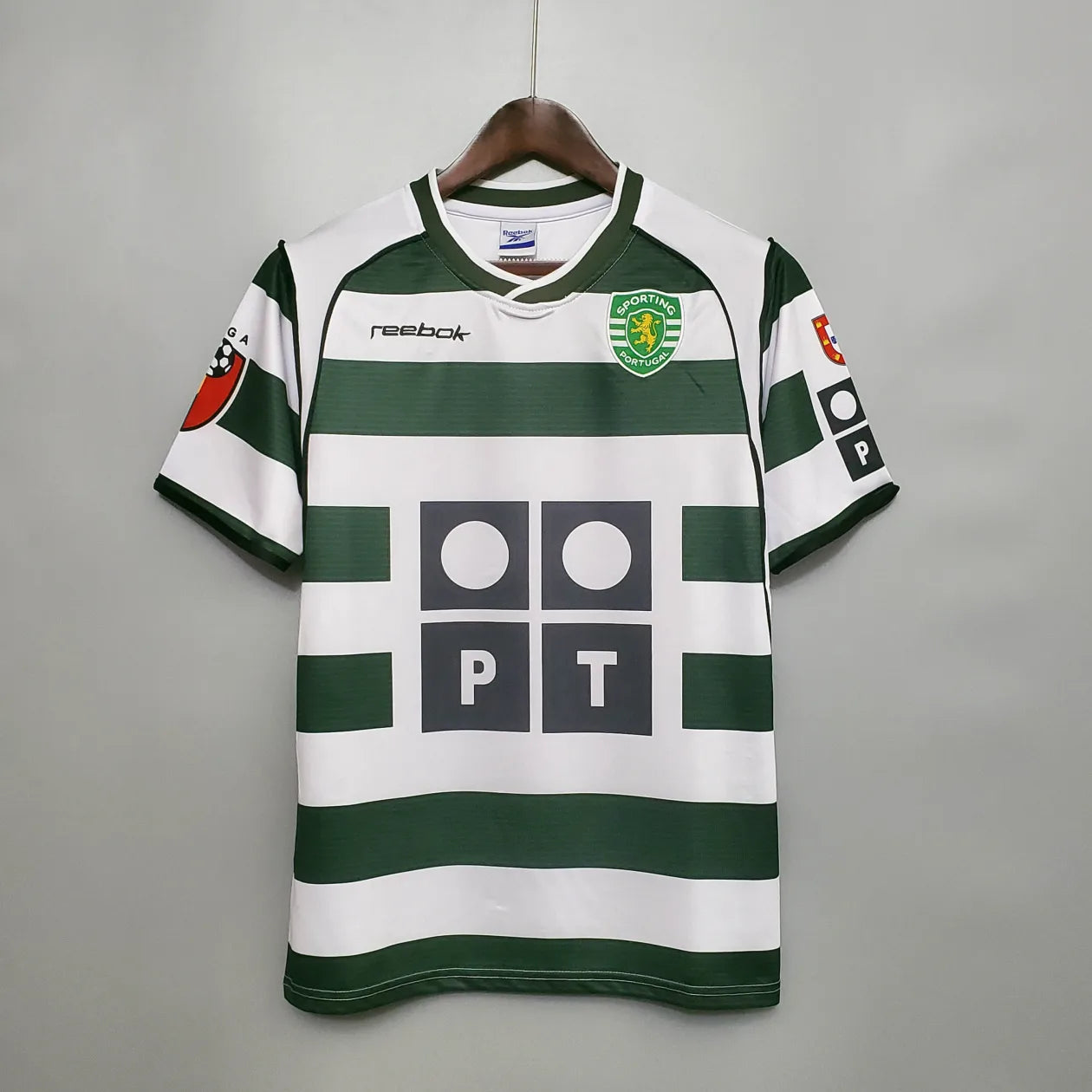 2002/2003 Retro Sporting Lisbon Home Football Jersey