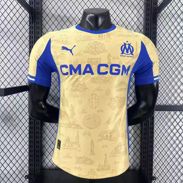 2025/2026 Player Version Olympique Marseille Fourth Away Football Jersey