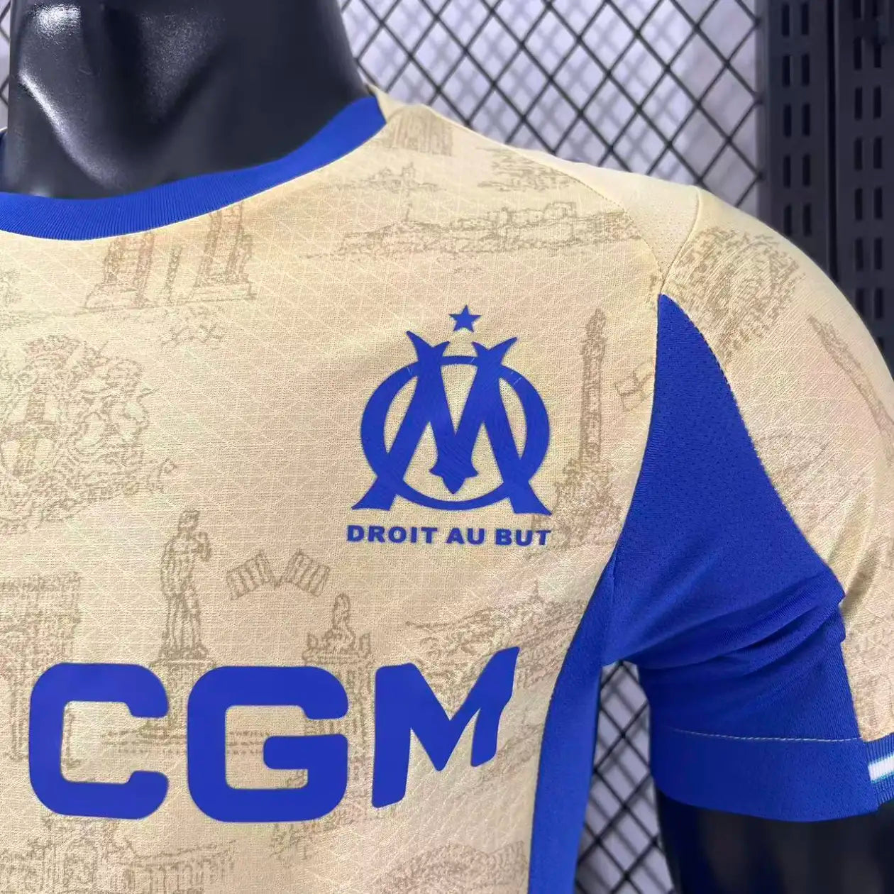 2025/2026 Player Version Olympique Marseille Fourth Away Football Jersey