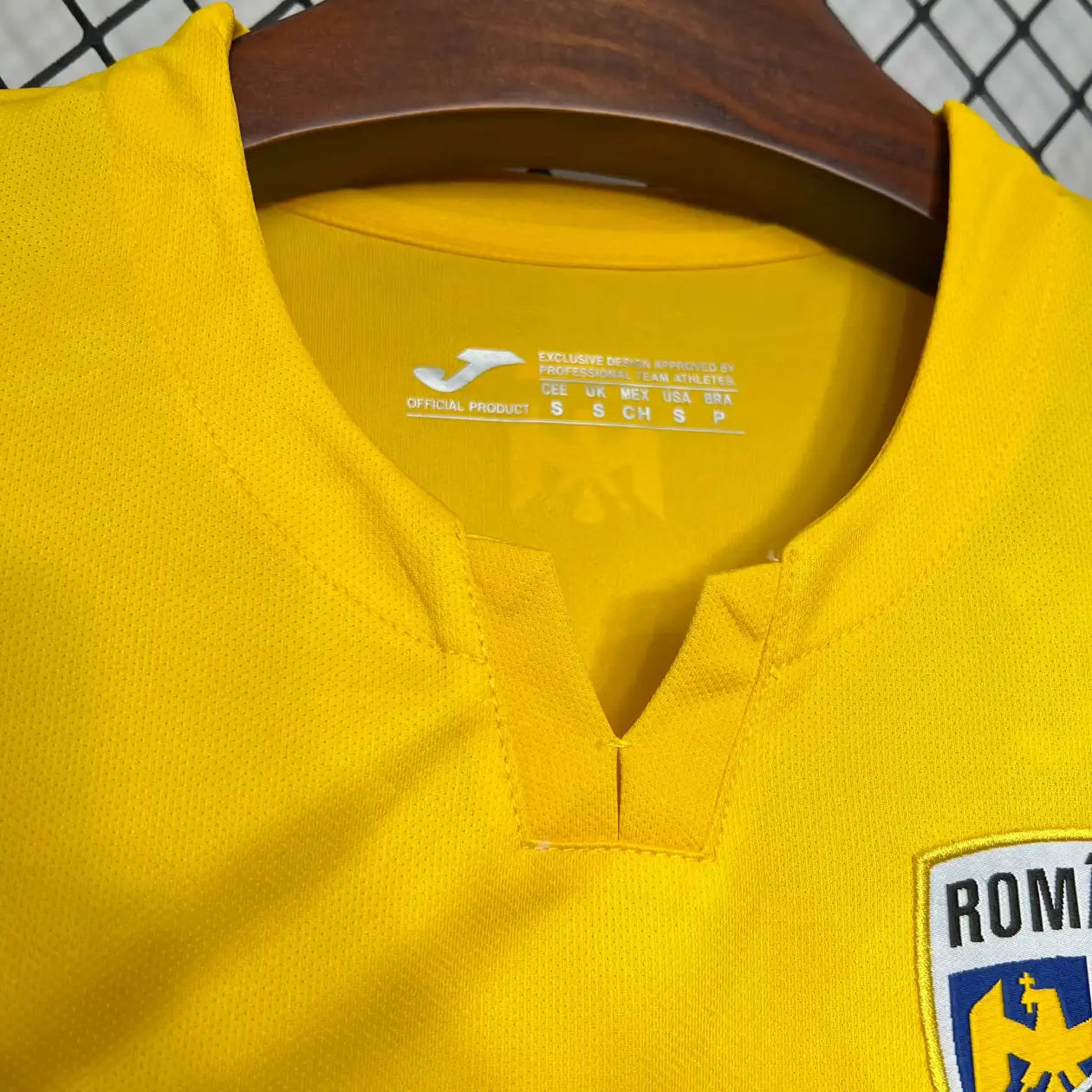 2024 Romania Home Football Jersey