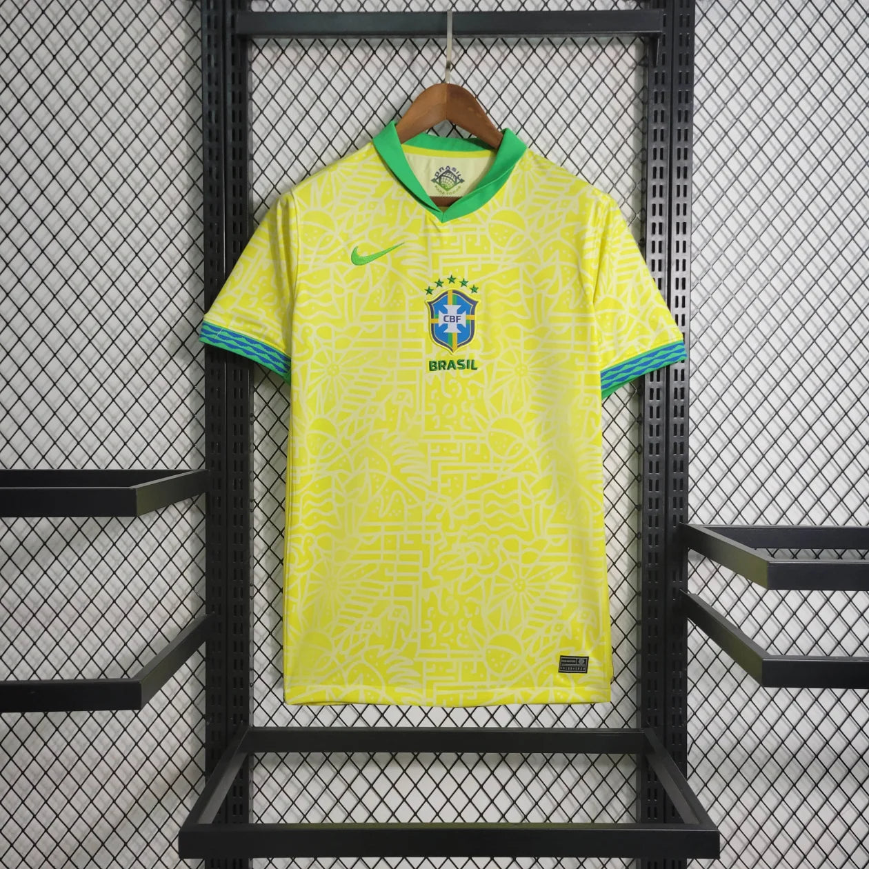 2024 Brazil Home Football Jersey