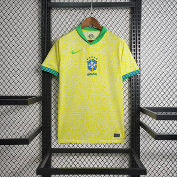 2024 Brazil Home Football Jersey