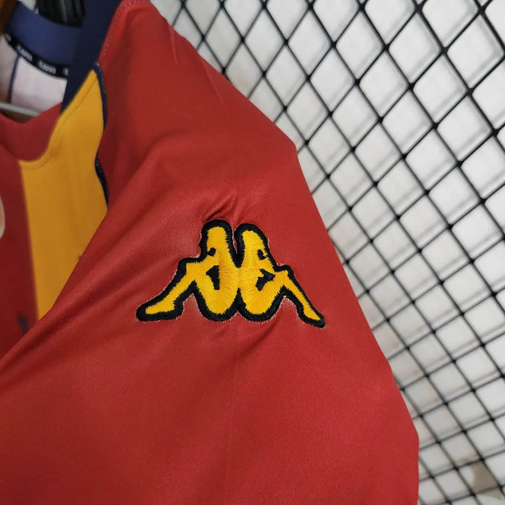 2001/2002 Retro AS Roma European Home Football Jersey