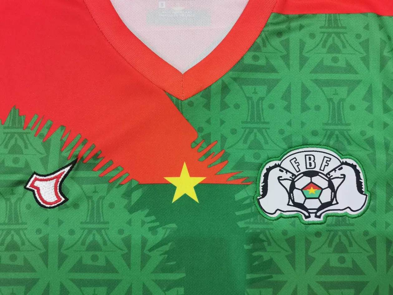 2024 Burkina Faso Home Football Jersey