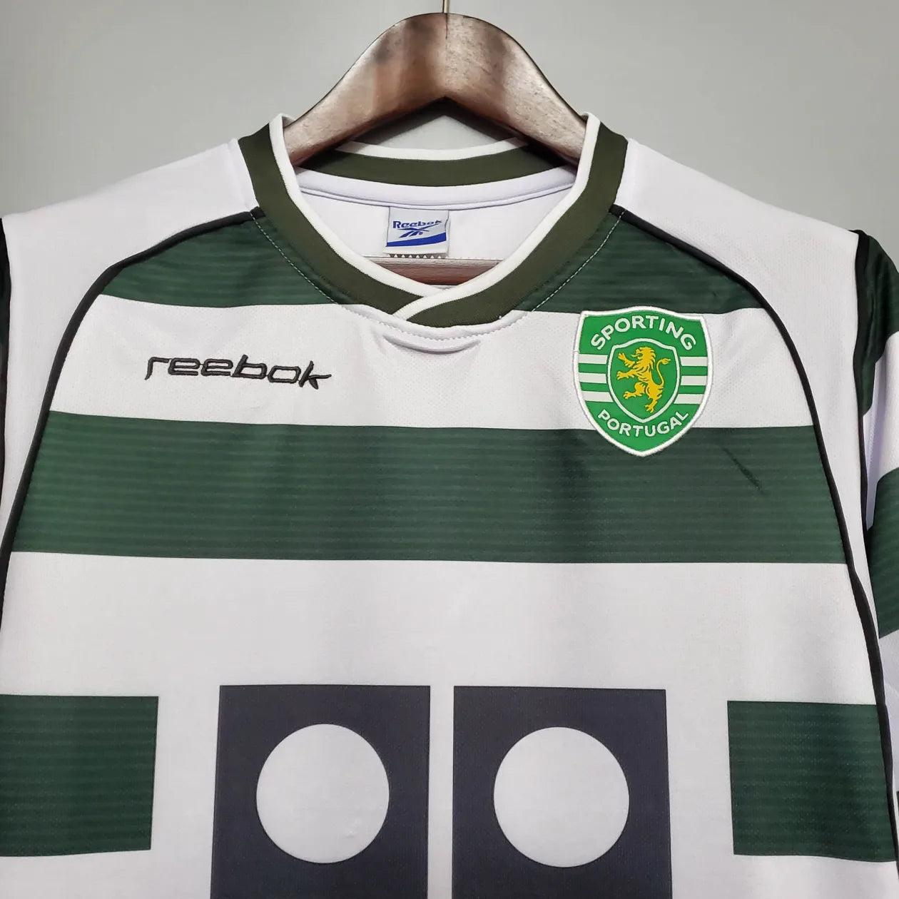 2002/2003 Retro Sporting Lisbon Home Football Jersey