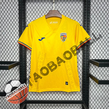 2024 Romania Home Football Jersey