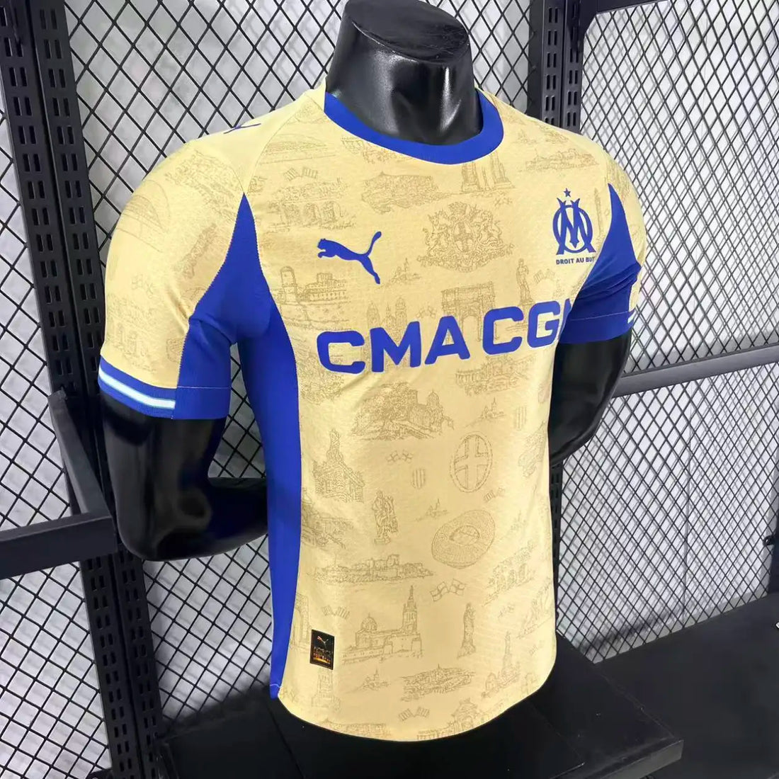 2025/2026 Player Version Olympique Marseille Fourth Away Football Jersey