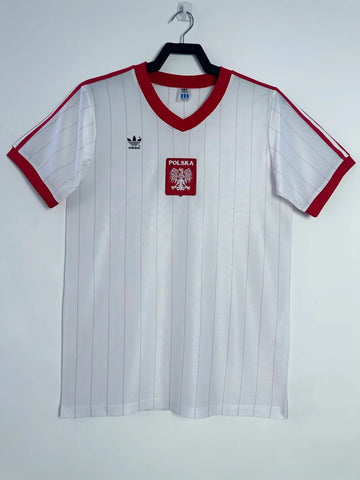 1982 Retro Poland Home Football Jersey